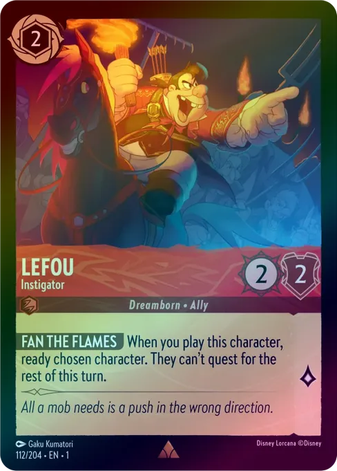 Lefou (Instigator) - 112/204 - Rare (Foil)