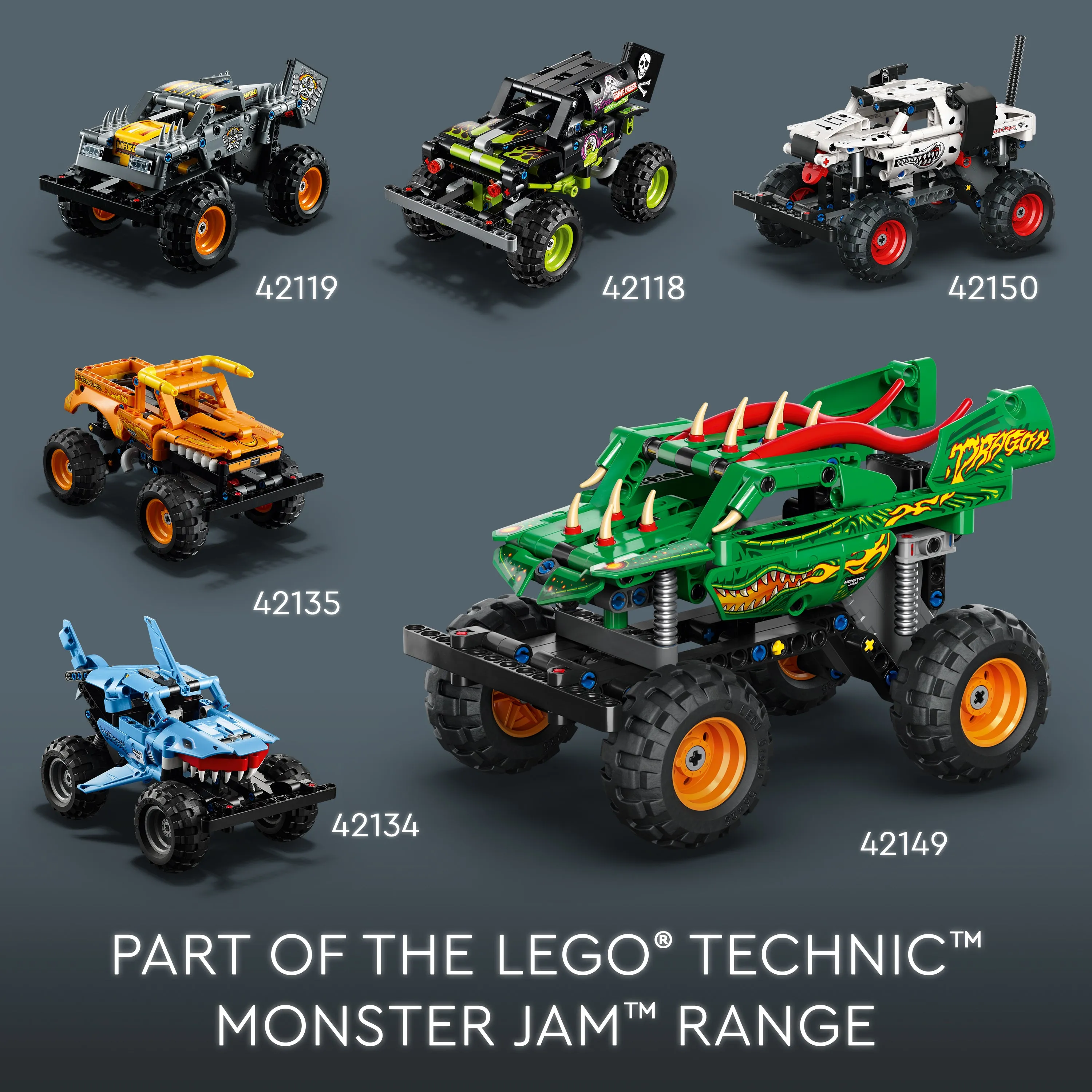 LEGO 42149 Technic Monster Jam Dragon