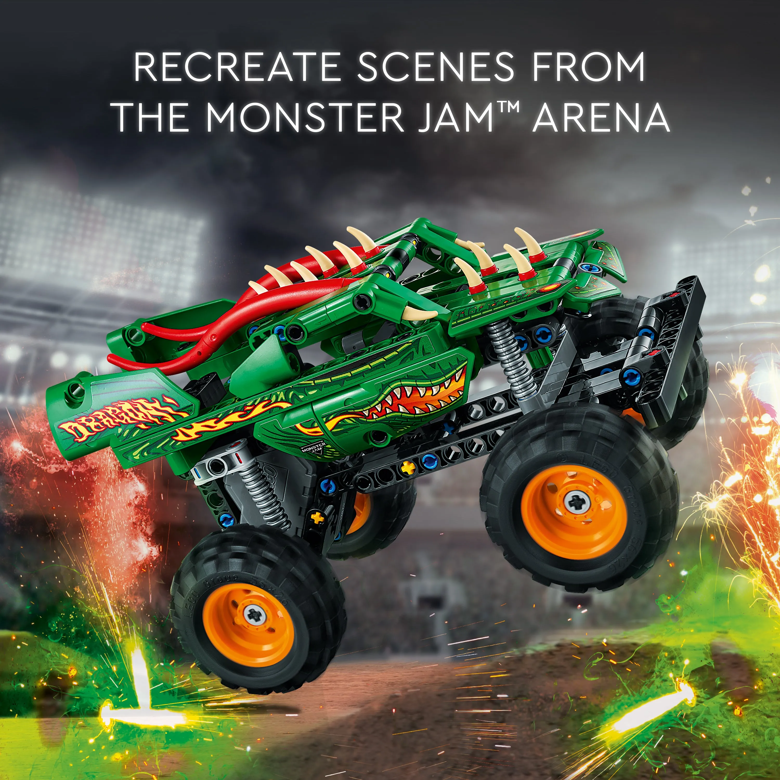 LEGO 42149 Technic Monster Jam Dragon