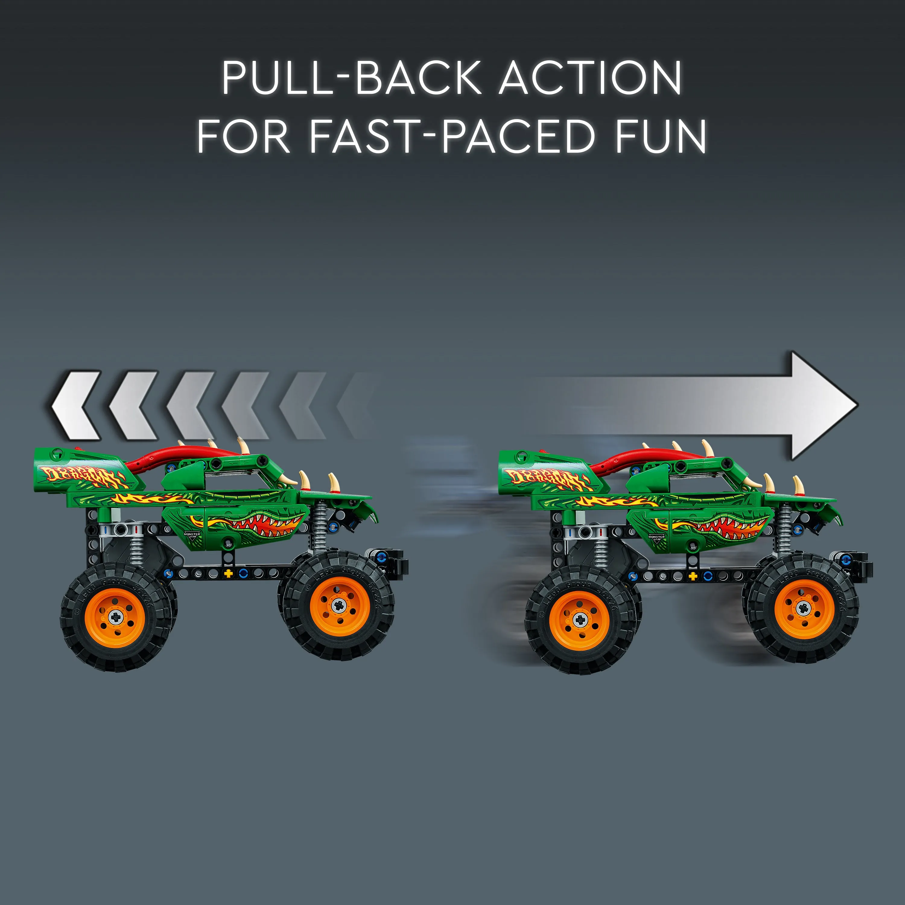 LEGO 42149 Technic Monster Jam Dragon