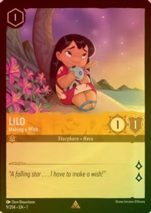 Lilo (Making a Wish) - 9/204 - Rare (Foil)