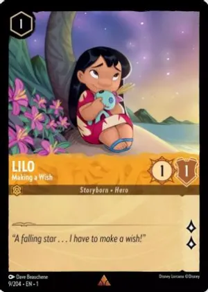 Lilo (Making a Wish) - 9/204 - Rare