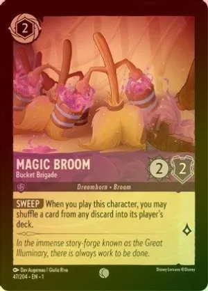 Magic Broom (Bucket Brigade) - 47/204 - Common (Foil)
