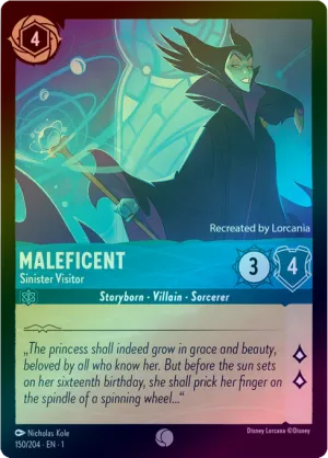 Maleficent (Sinister Visitor) - 150/204 - Common (Foil)