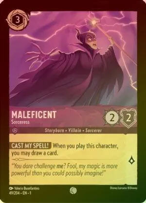 Maleficent (Sorceress) - 49/204 - Common (Foil)