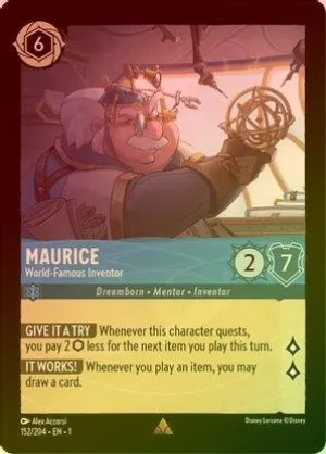 Maurice (World-Famous Inventor) - 152/204 - Rare (Foil)