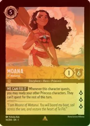 Moana (Of Motunui) - 14/204 - Rare (Foil)