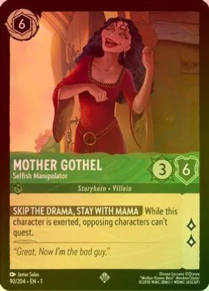 Mother Gothel (Selfish Manipulator) - 90/204 - Super Rare (Foil)