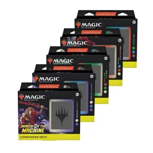 MTG - March of the Machine - Commander Deck - Set of 5