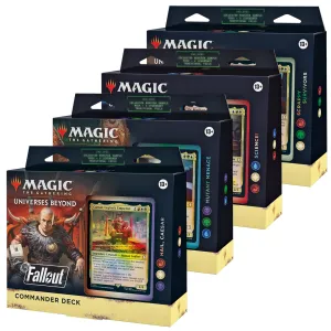 MTG - Universes Beyond: Fallout - Commander Deck - Set of 4