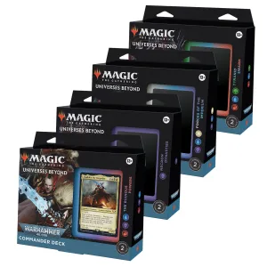 MTG - Universes Beyond: Warhammer 40,000 - Commander Deck - Set of 4 Decks