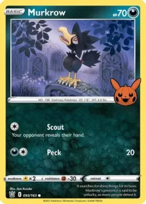 Murkrow - 093/163 - Promo (Trick or Trade BOOster Bundle)