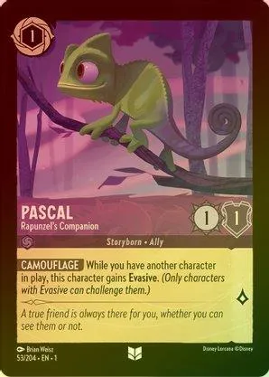 Pascal (Rapunzel's Companion) - 53/204 - Uncommon (Foil)