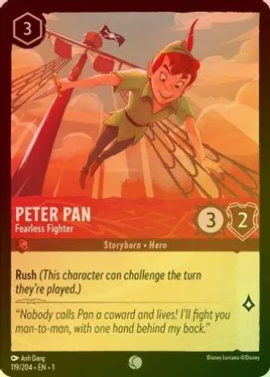 Peter Pan (Fearless Fighter) - 119/204 - Common (Foil)