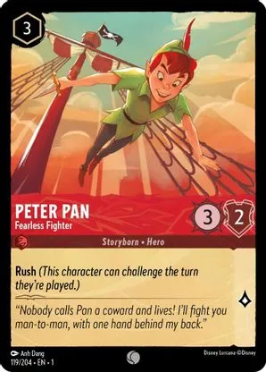 Peter Pan (Fearless Fighter) - 119/204 - Common