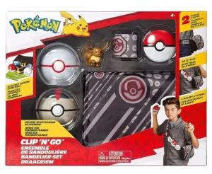 Pokmon  Clip N Go Bandolier Set: Eevee With Premier Ball & Timer Ball