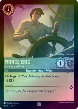 Prince Eric (Dashing and Brave) - 187/204 - Common (Foil)
