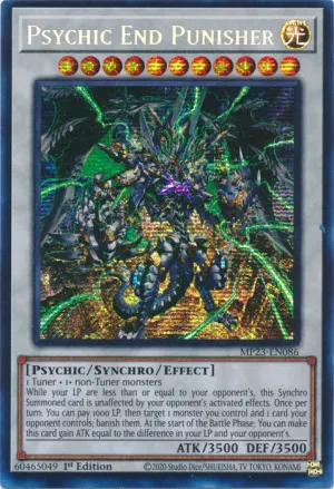 Psychic End Punisher - MP23-EN086 - Prismatic Secret Rare - 1st Edition