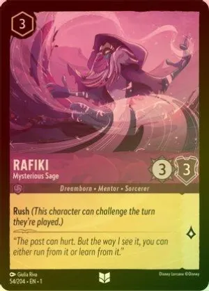 Rafiki (Mysterious Sage) - 54/204 - Uncommon (Foil)
