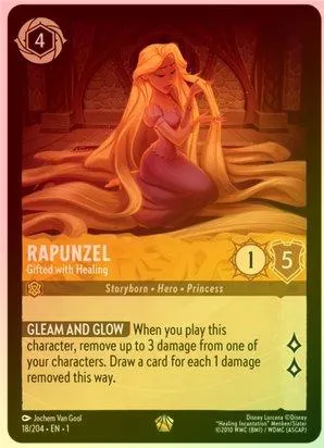 Rapunzel (Gifted with Healing) - 18/204 - Legendary (Foil)