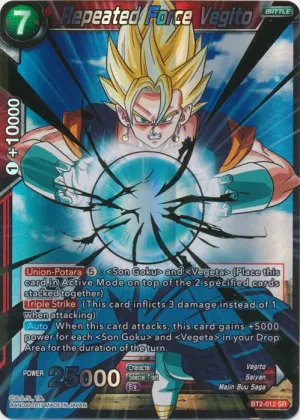 Repeated Force Vegito - BT2-012 - Super Rare