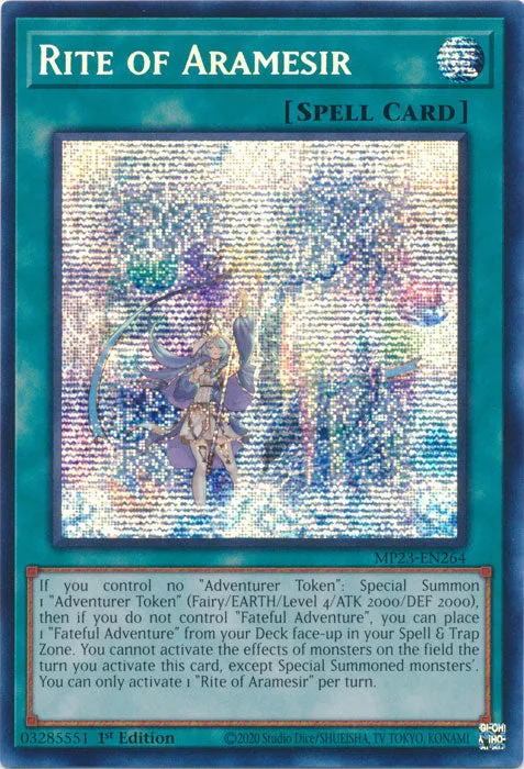 Rite of Aramesir - MP23-EN264 - Prismatic Secret Rare - 1st Edition