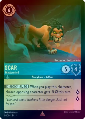 Scar (Mastermind) - 158/204 - Rare (Foil)