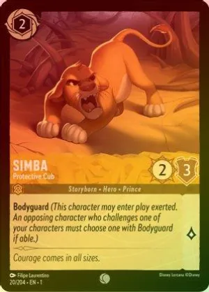 Simba (Protective Cub) - 20/204 - Common (Foil)