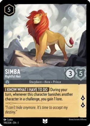 Simba (Rightful Heir) - 190/204 - Uncommon