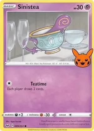 Sinistea - 089/202 - Promo (Trick or Trade BOOster Bundle)