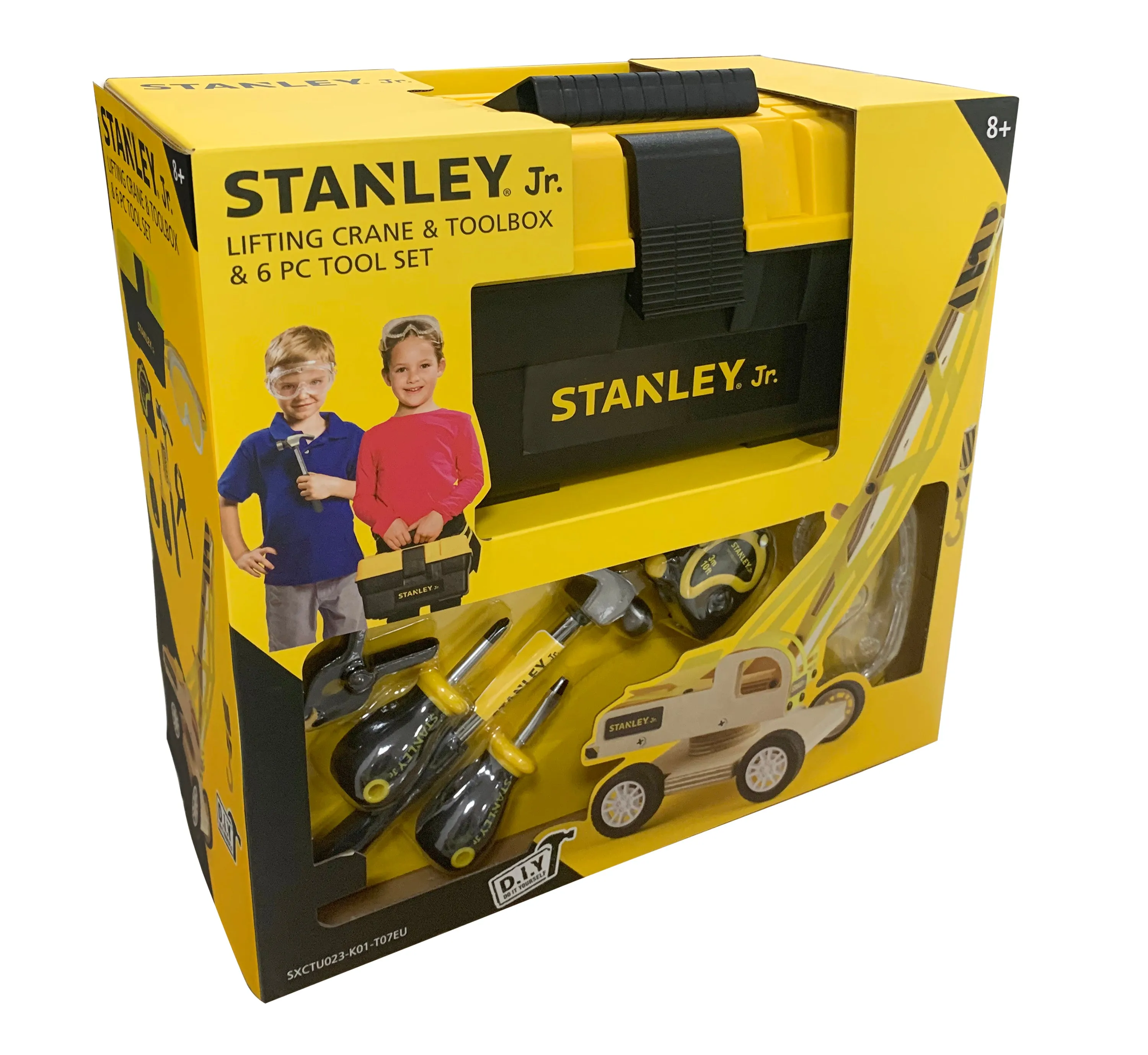 Stanley Jr. Lifting Crane & Toolbox & 6 Piece Tool Set