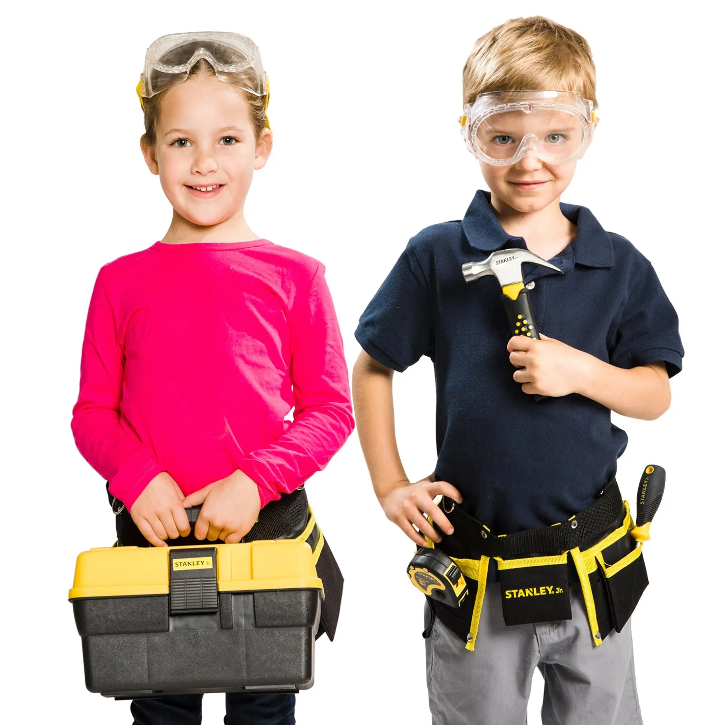 Stanley Jr. Lifting Crane & Toolbox & 6 Piece Tool Set
