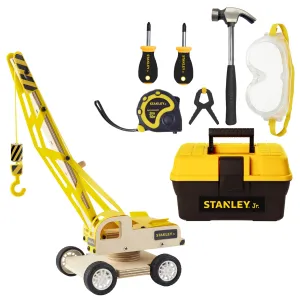 Stanley Jr. Lifting Crane & Toolbox & 6 Piece Tool Set