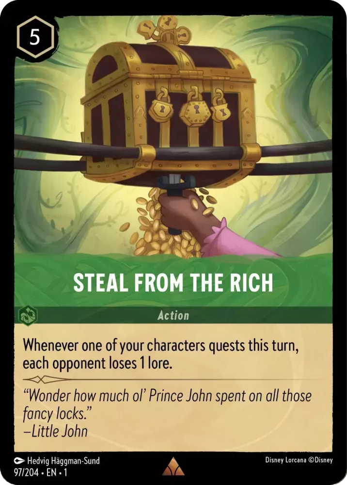 Steal From The Rich - 97/204 - Rare