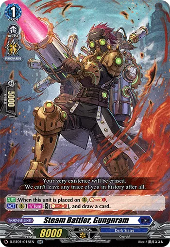 Steam Battler, Gungnram - D-BT01/015 - Double Rare