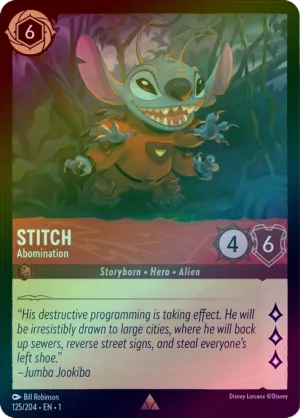 Stitch (Abomination) - 125/204 - Rare (Foil)