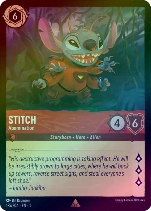 Stitch (Abomination) - 125/204 - Rare (Foil)
