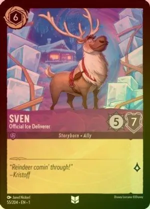 Sven (Official Ice Deliverer) - 55/204 - Uncommon (Foil)