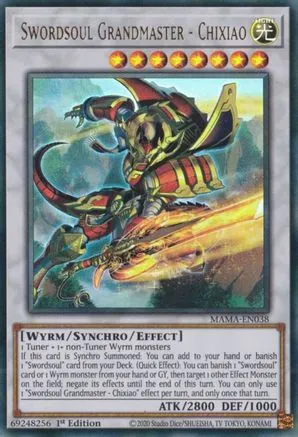 Swordsoul Grandmaster - Chixiao - MAMA-EN038 - Ultra Rare - 1st Edition