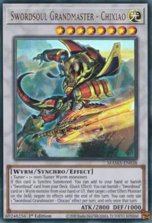 Swordsoul Grandmaster - Chixiao - MAMA-EN038 - Ultra Rare - 1st Edition