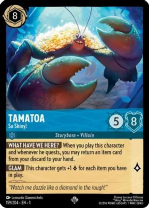 Tamatoa (So Shiny!) - 159/204 - Super Rare