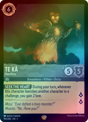 Te Ka (Heartless) - 192/204 - Legendary (Foil)