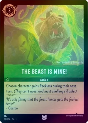 The Beast is Mine! - 99/204 - Uncommon (Foil)