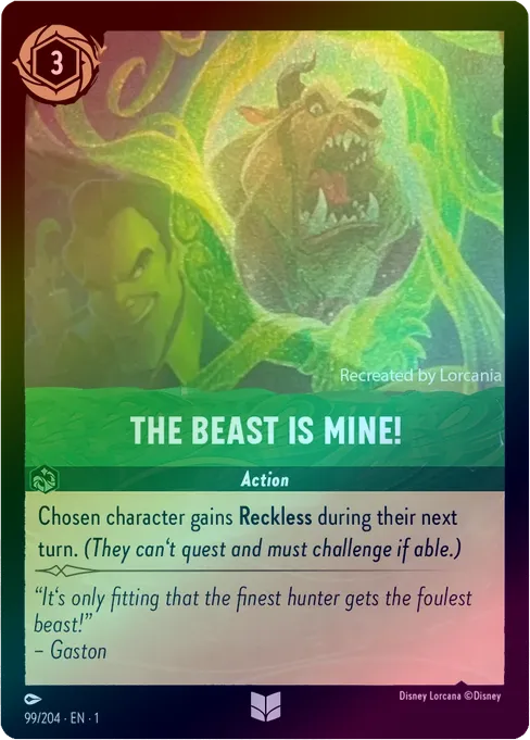The Beast is Mine! - 99/204 - Uncommon (Foil)