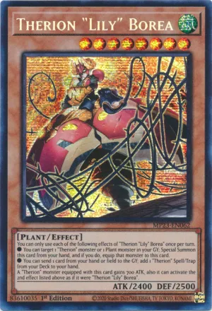 Therion Lily Borea - MP23-EN062 - Prismatic Secret Rare - 1st Edition