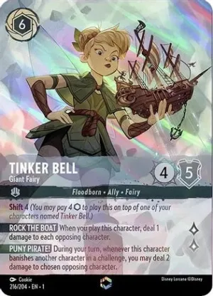 Tinker Bell (Giant Fairy) - 216/204 - Enchanted