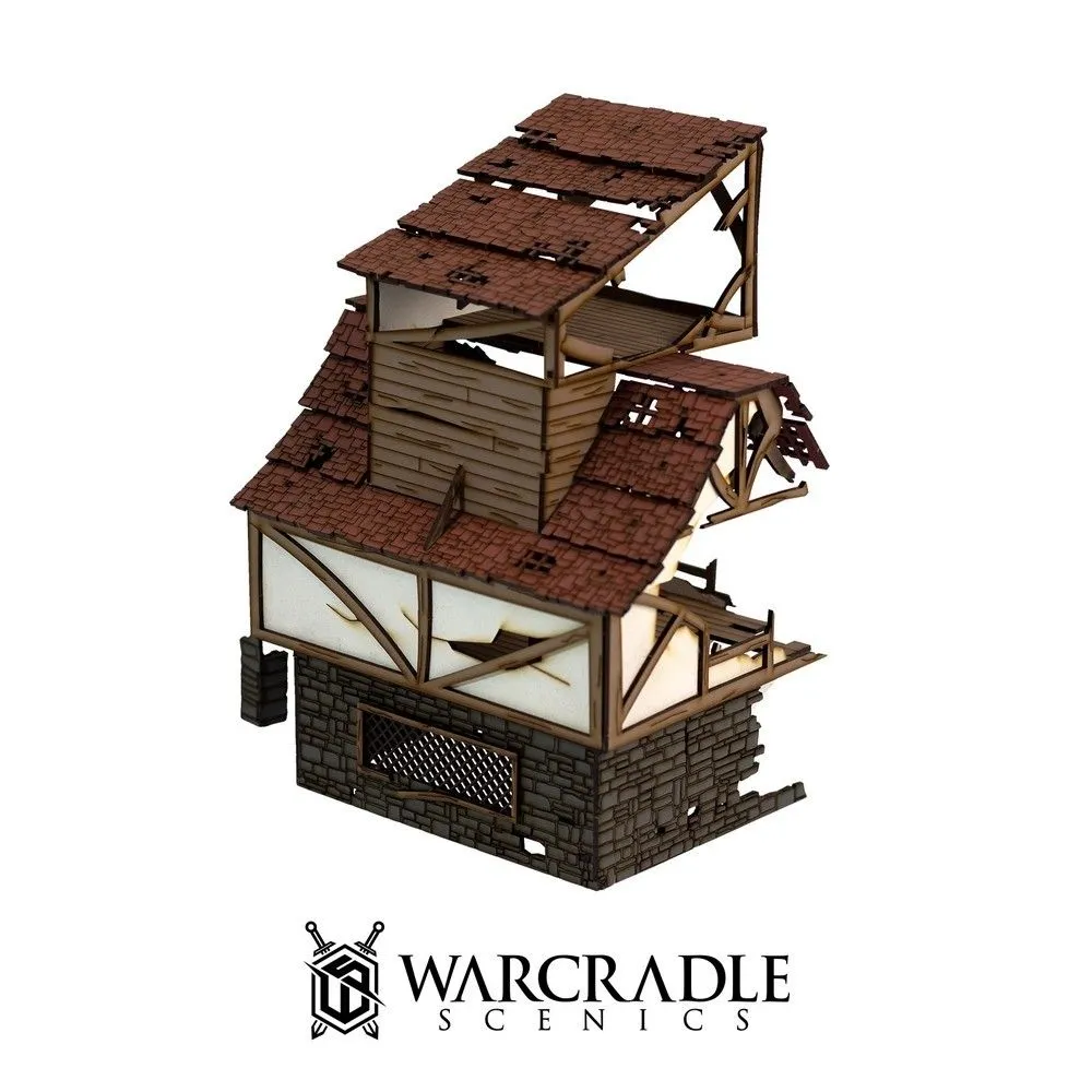 Warcradle Scenics - Gloomburg - Ruined Ramshackle Residence