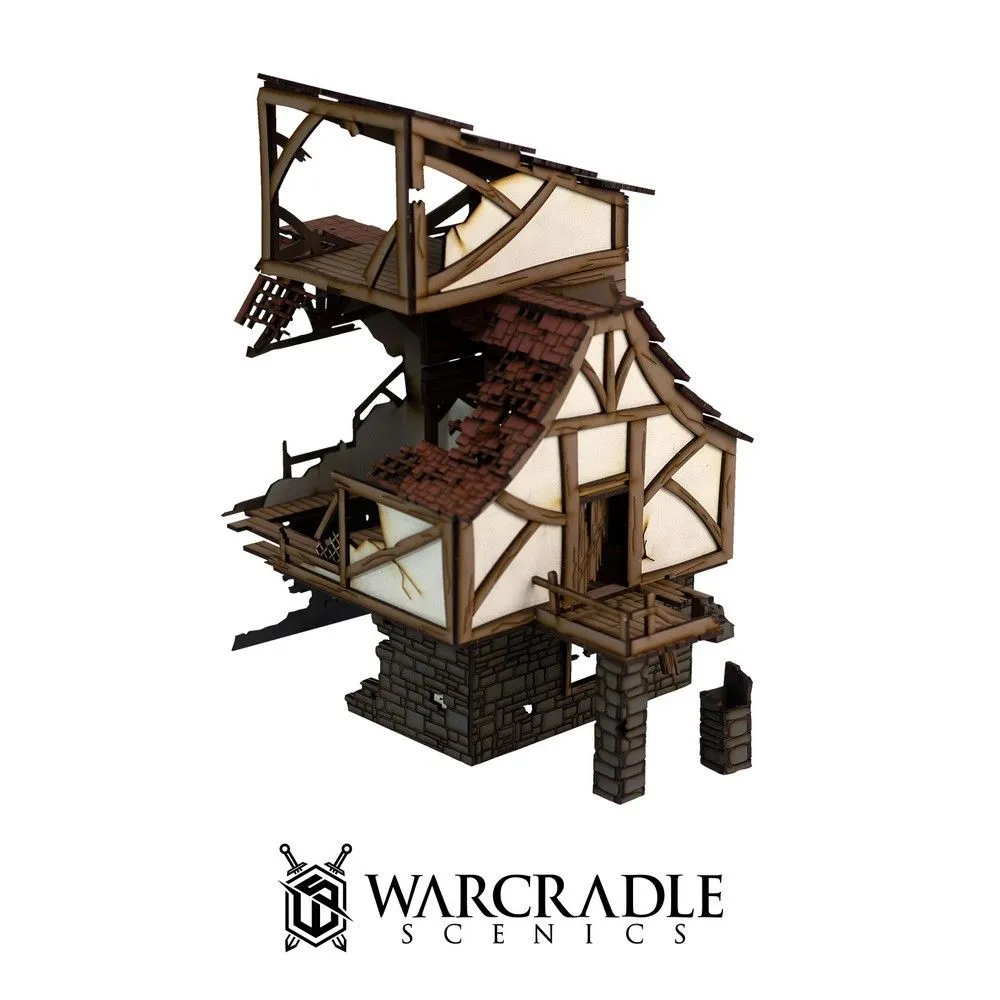 Warcradle Scenics - Gloomburg - Ruined Ramshackle Residence