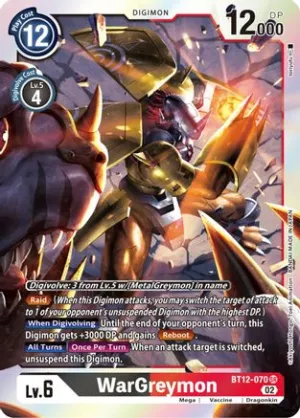 WarGreymon - BT12-070 - Super Rare
