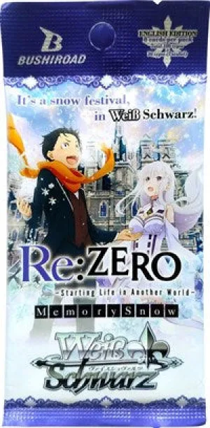 Weiss Schwarz - Re:ZERO -Starting Life in Another World- Memory Snow Booster Pack
